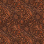 Western Tooled Leather Pattern 13 Minky Fabric