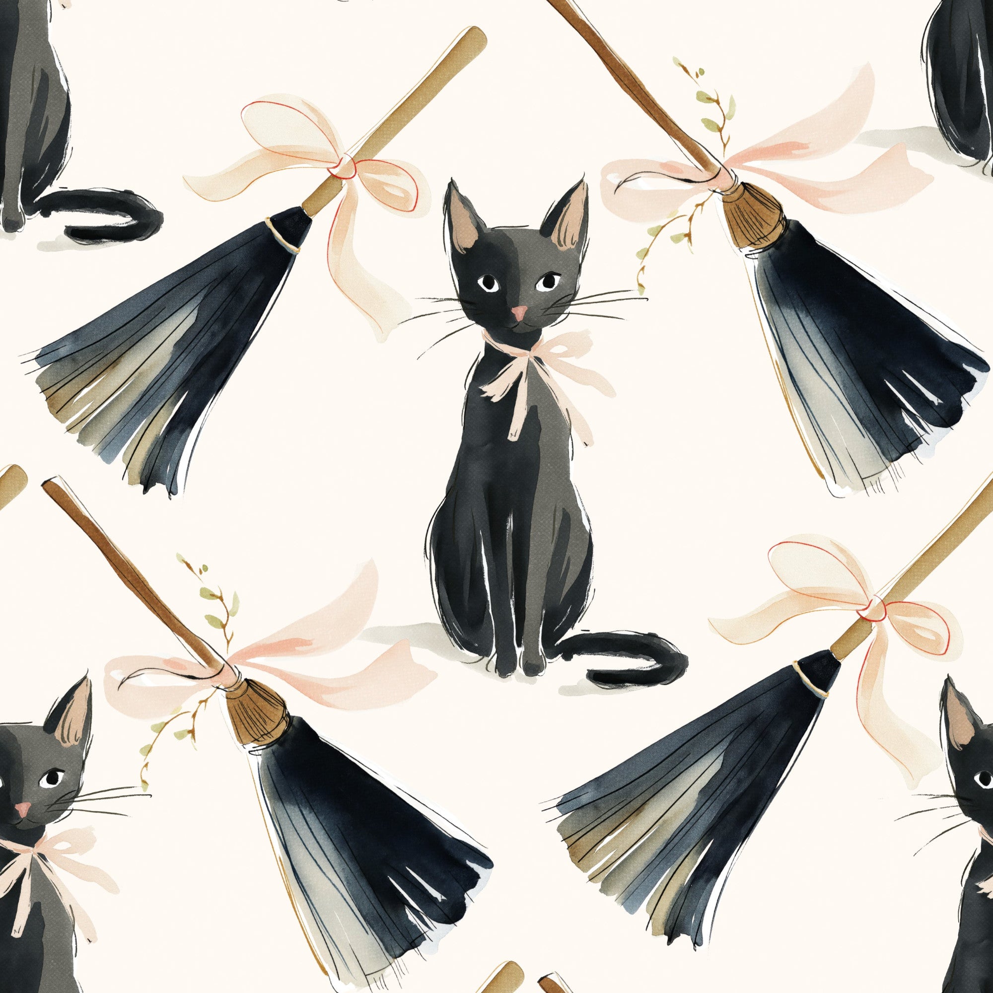 Whimsical Halloween Pattern 2 Minky Fabric