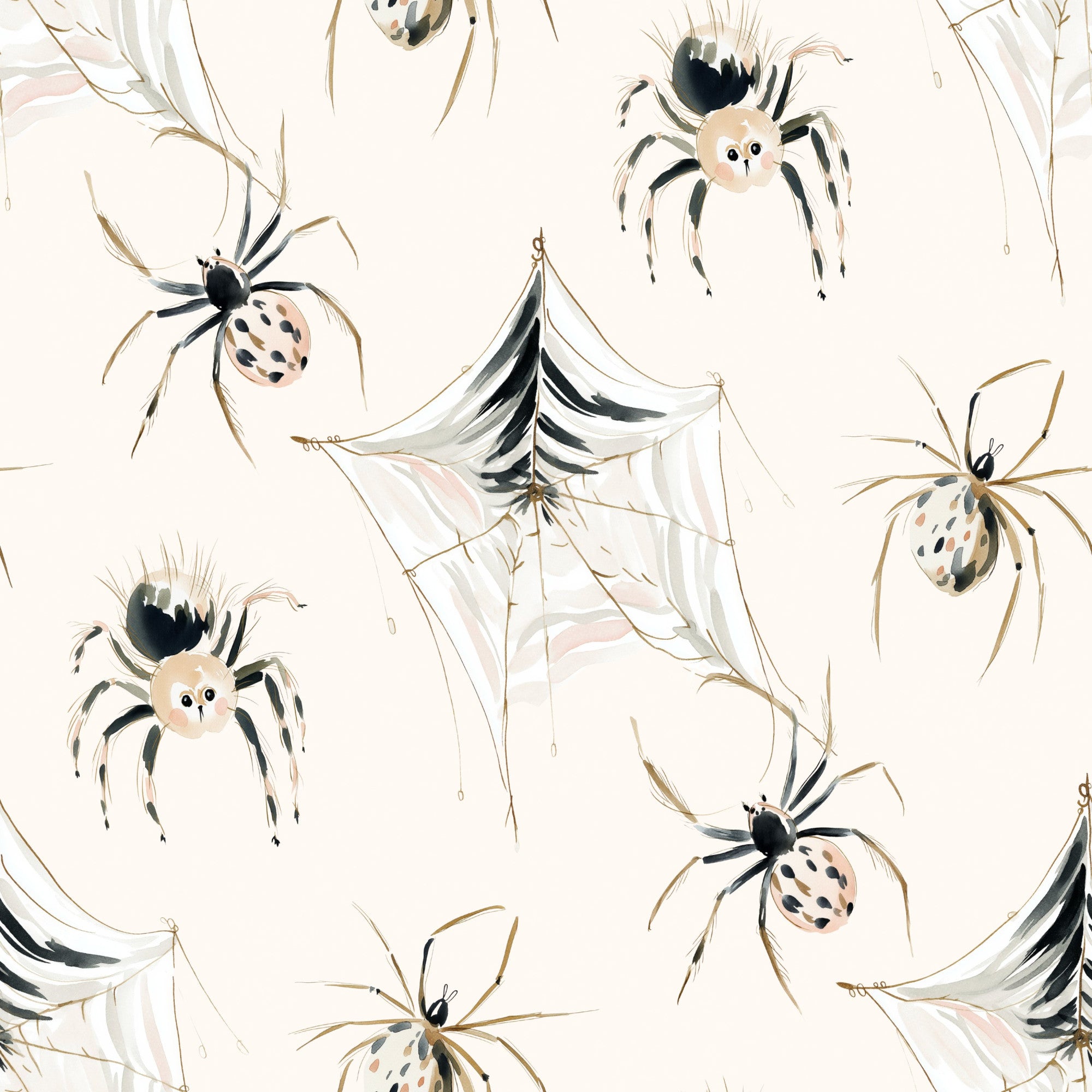 Whimsical Halloween Pattern 5 Minky Fabric