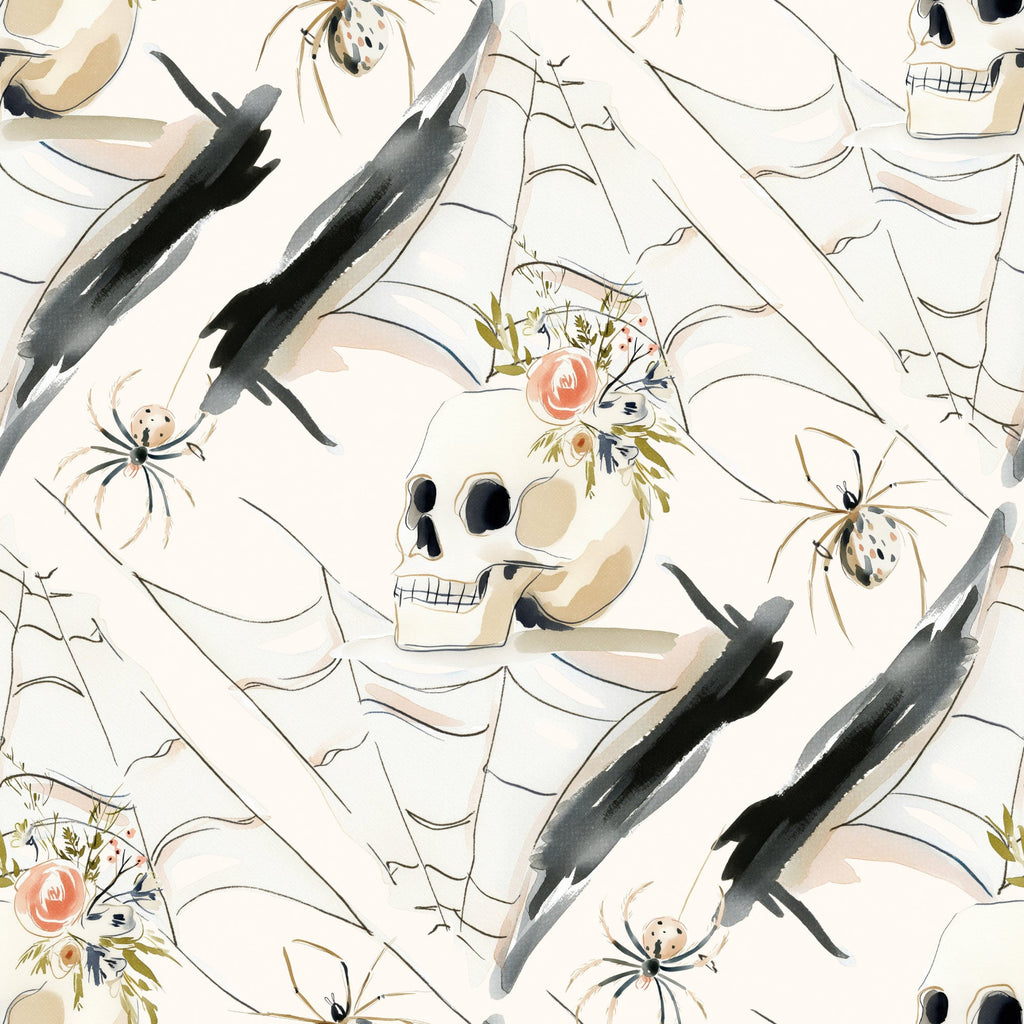 Whimsical Halloween Pattern 6 Minky Fabric