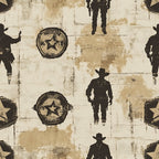 Frontier Outlaws Pattern 1 Minky Fabric