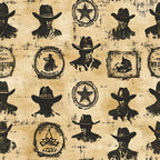 Frontier Outlaws Pattern 14 Minky Fabric