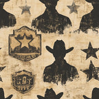 Frontier Outlaws Pattern 9 Minky Fabric