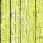 Weathered wooden planks painted light green, showing vertical grain patterns and visible knots.