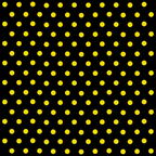 A pattern of evenly spaced yellow dots on a black background.