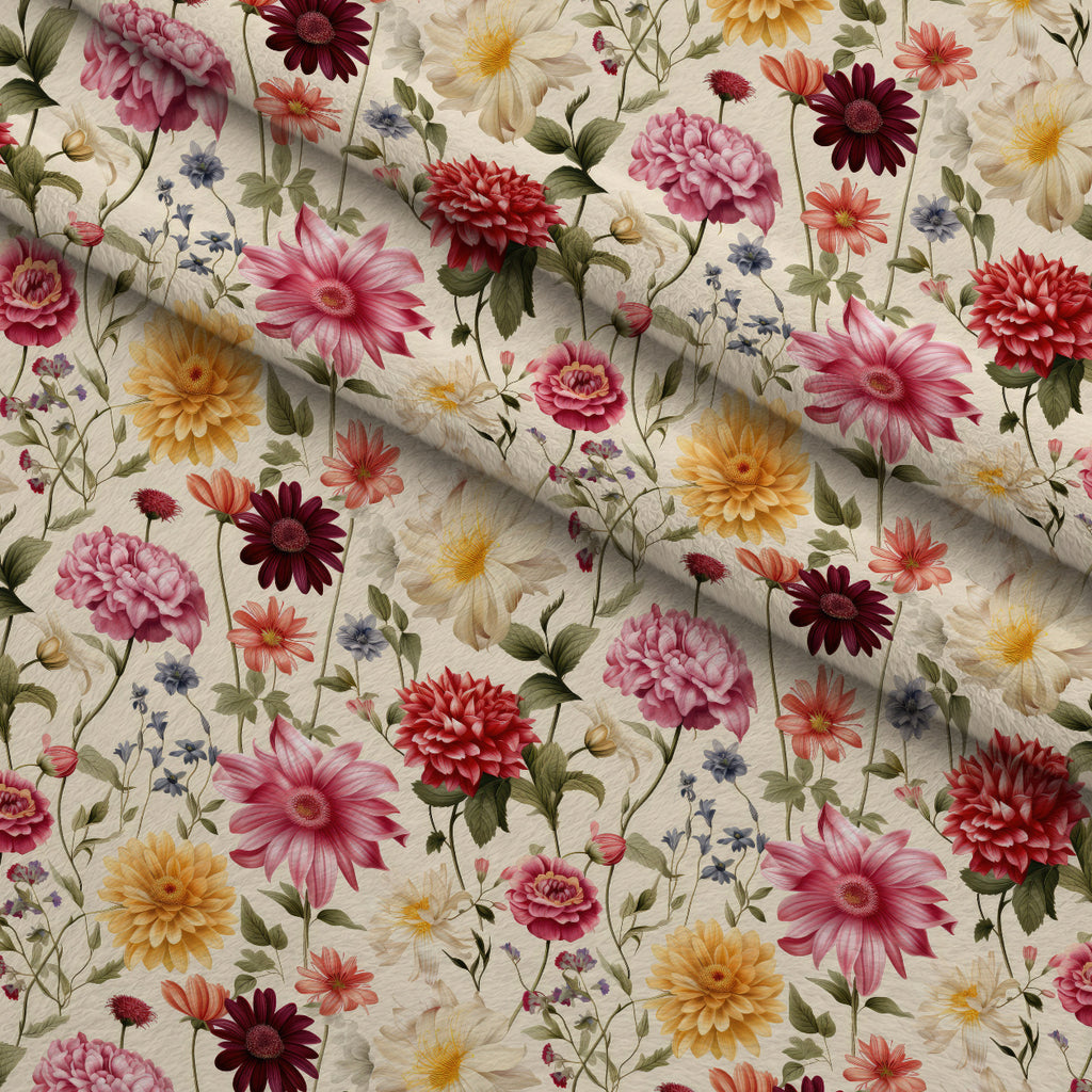 Airy Blooms Pattern 5 Minky Fabric — plush minky folded close-up preview (mv-minky-v1:lying)