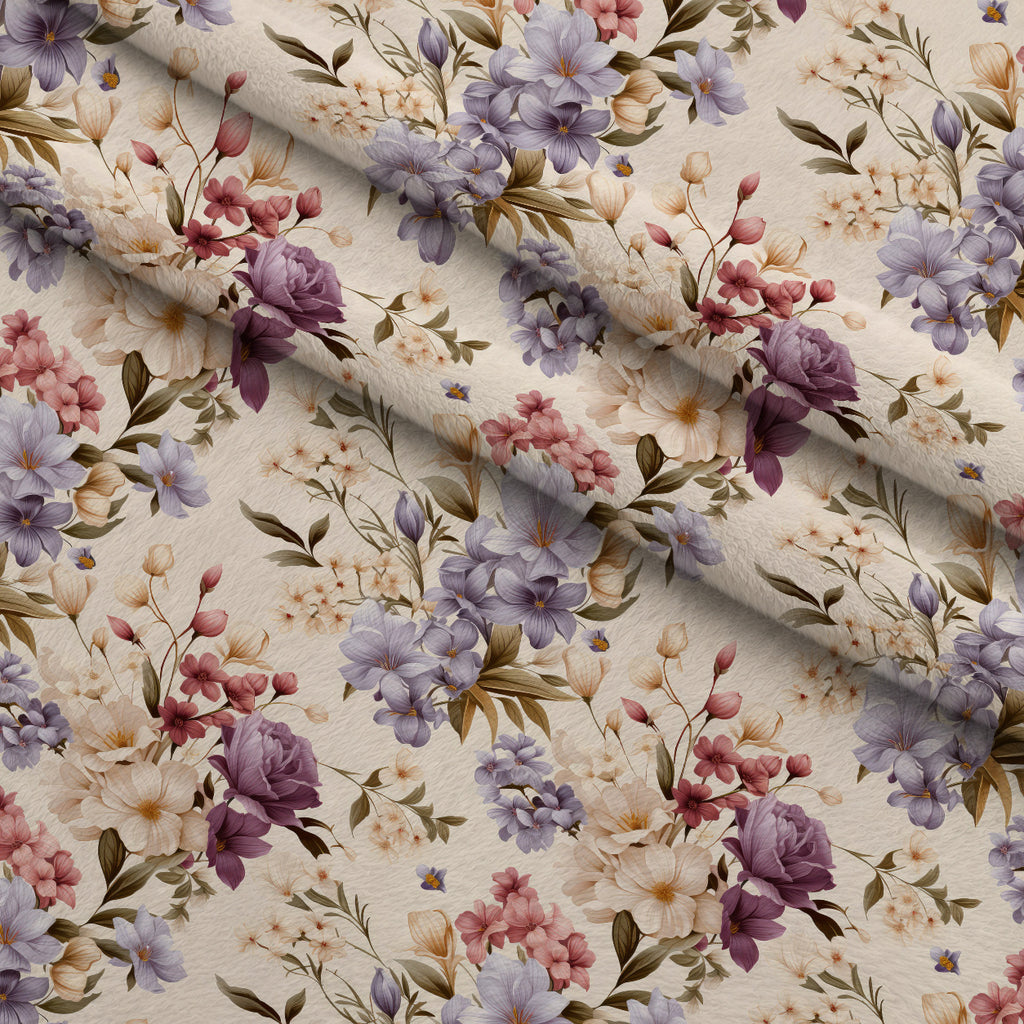 Airy Blooms Pattern 8 Minky Fabric — plush minky folded close-up preview (mv-minky-v1:lying)