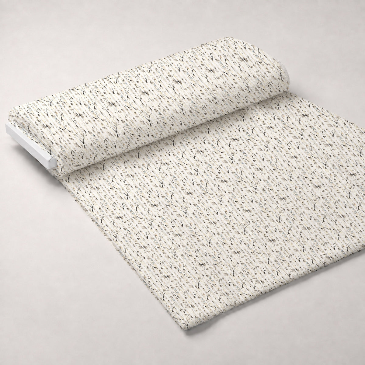 Allover Birch Trees Minky Fabric — plush minky unrolled bolt preview (mv-minky-v1:bolt)