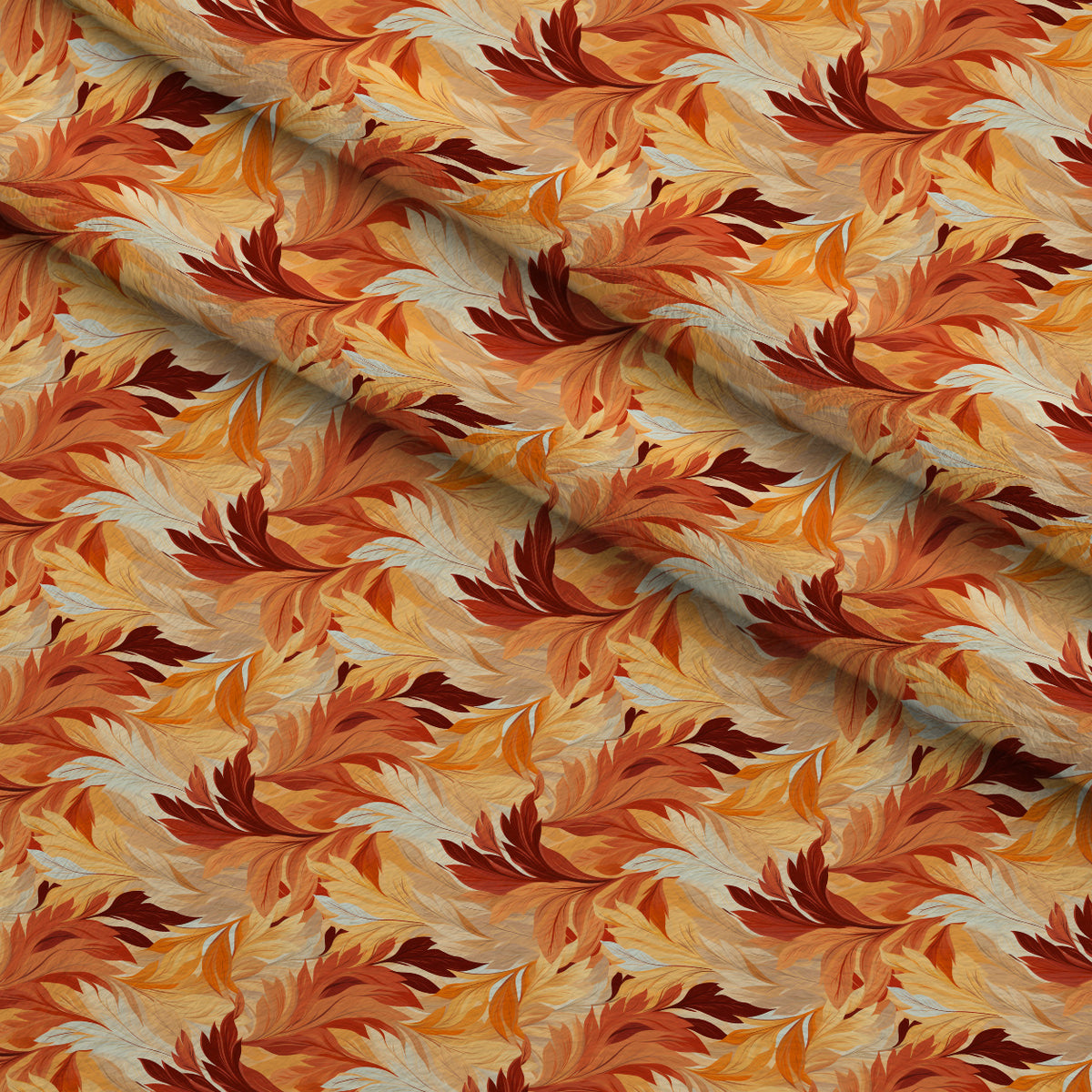 Amber Meadow Whispers Pattern 4 Minky Fabric — plush minky folded close-up preview (mv-minky-v1:lying)
