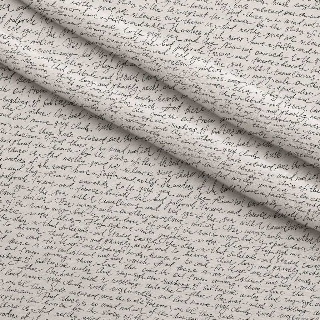 Antique Script Pattern 11 Minky Fabric — plush minky folded close-up preview (mv-minky-v1:lying)