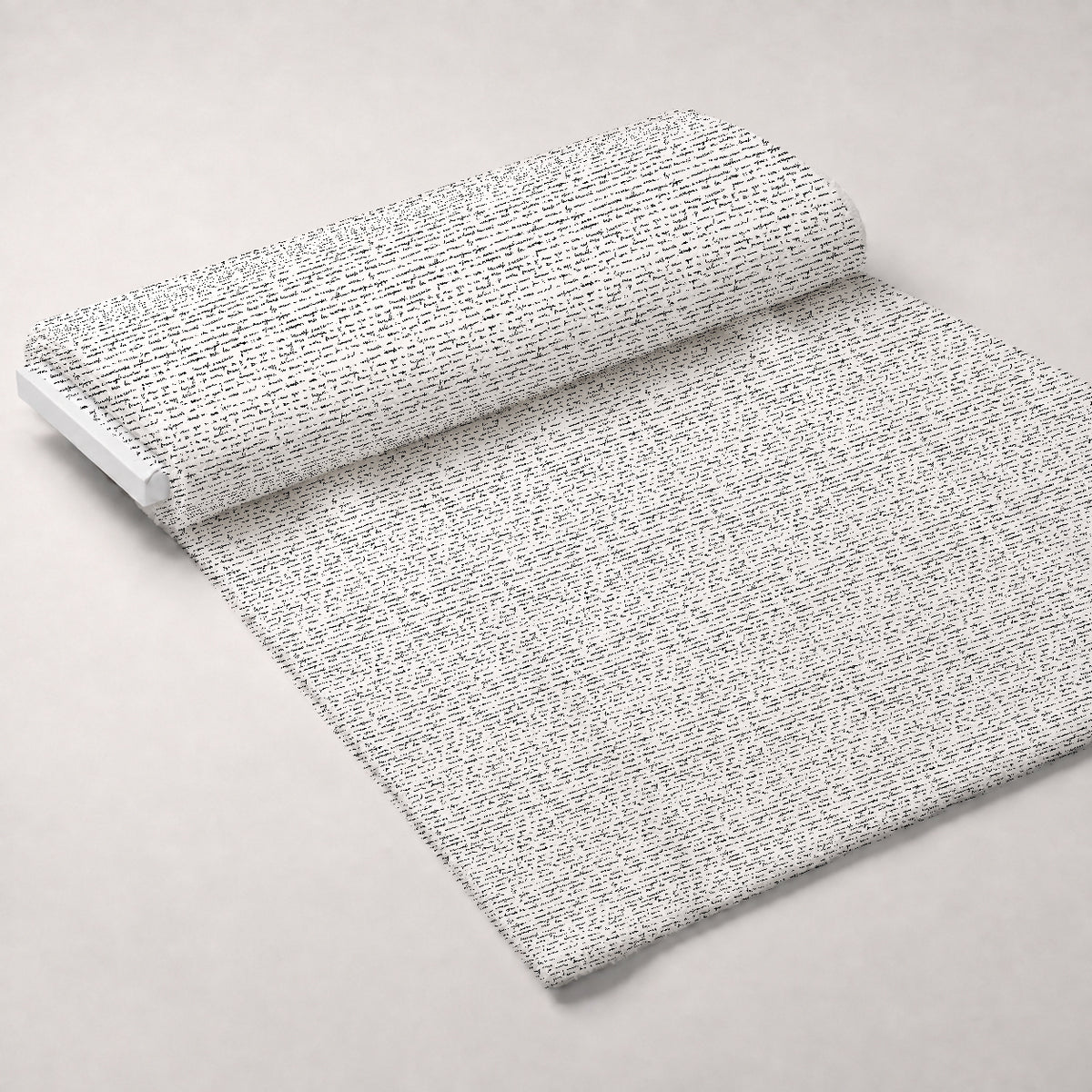 Antique Script Pattern 13 Minky Fabric — plush minky unrolled bolt preview (mv-minky-v1:bolt)