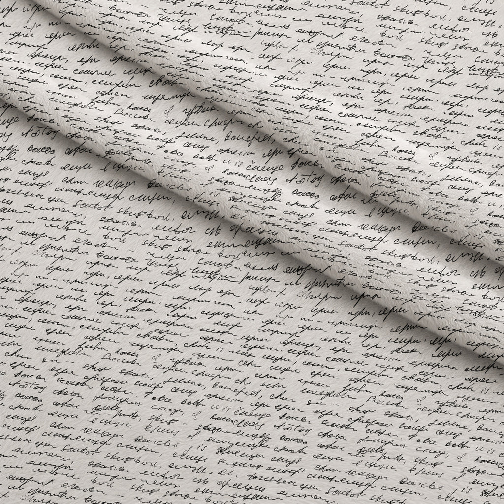 Antique Script Pattern 14 Minky Fabric — plush minky folded close-up preview (mv-minky-v1:lying)