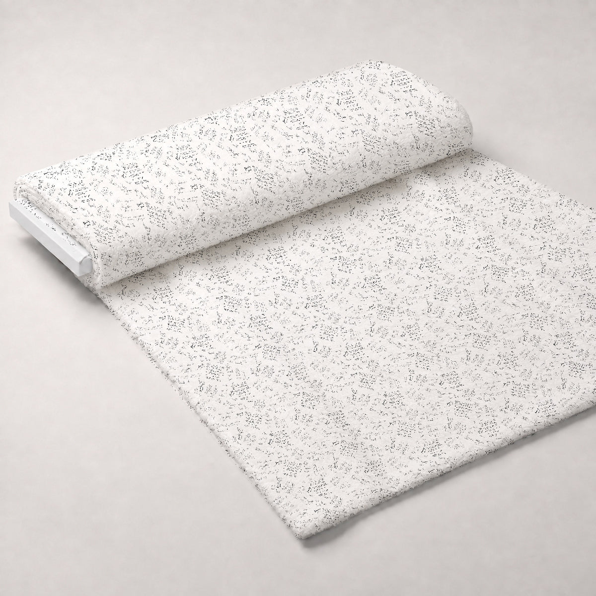 Antique Script Pattern 3 Minky Fabric — plush minky unrolled bolt preview (mv-minky-v1:bolt)
