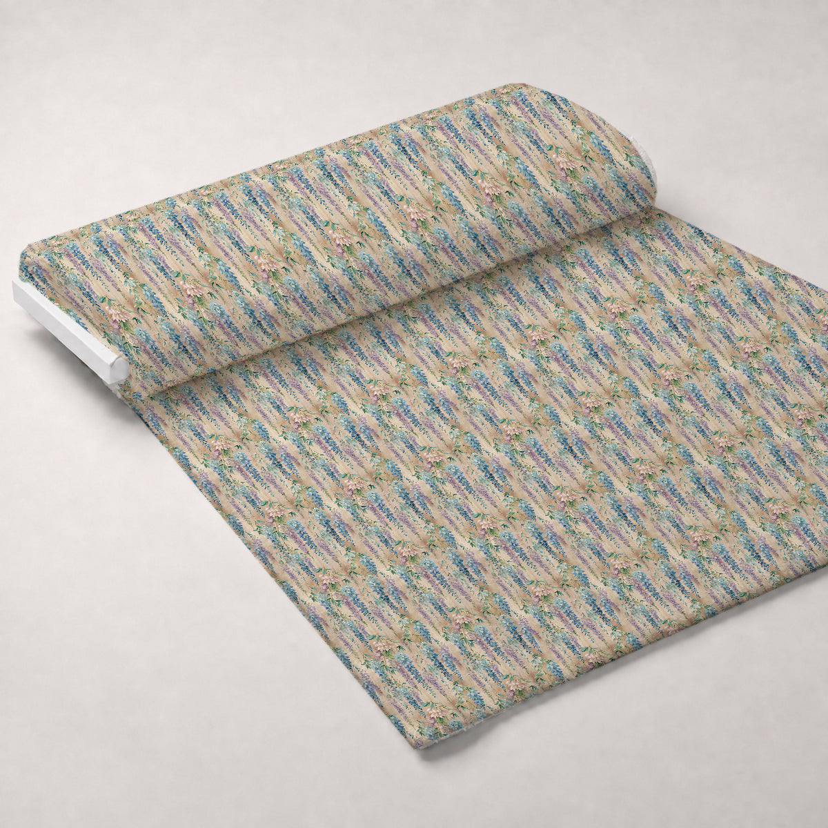 Art Nouveau Wisteria Vines Pattern 2 Minky Fabric — plush minky unrolled bolt preview (mv-minky-v1:bolt)
