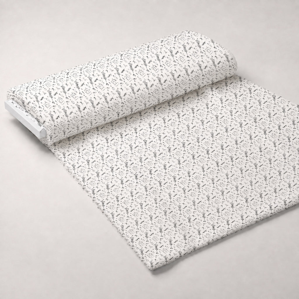 Assorted Sewing Pattern 1 Minky Fabric — plush minky unrolled bolt preview (mv-minky-v1:bolt)
