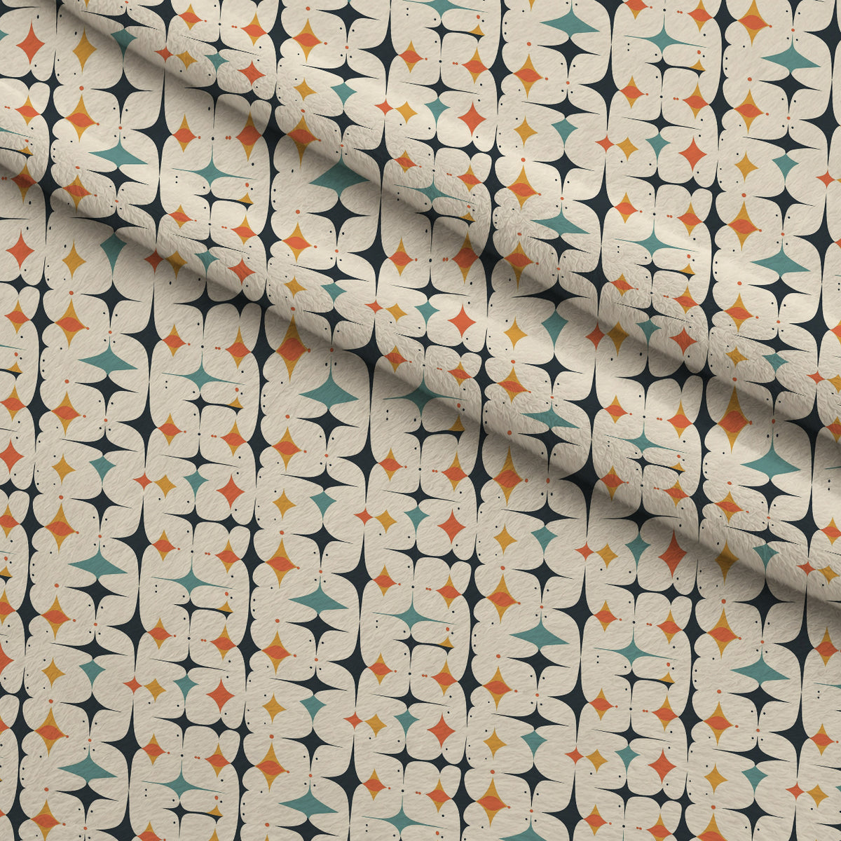 Atomic Diamonds Pattern 11 Minky Fabric — plush minky folded close-up preview (mv-minky-v1:lying)