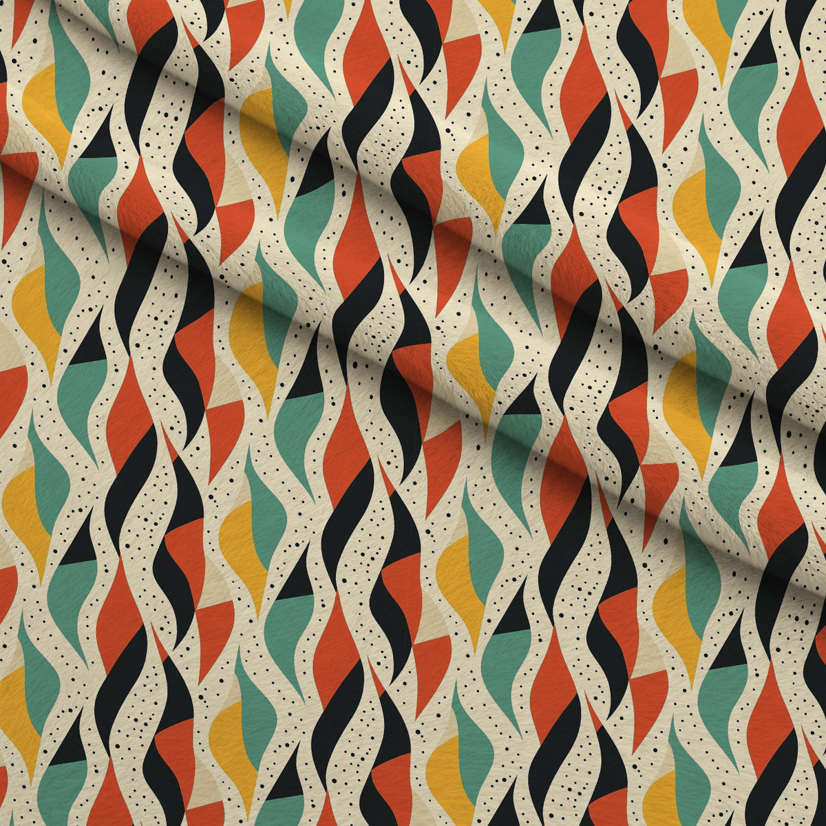 Atomic Diamonds Pattern 6 Minky Fabric — plush minky folded close-up preview (mv-minky-v1:lying)