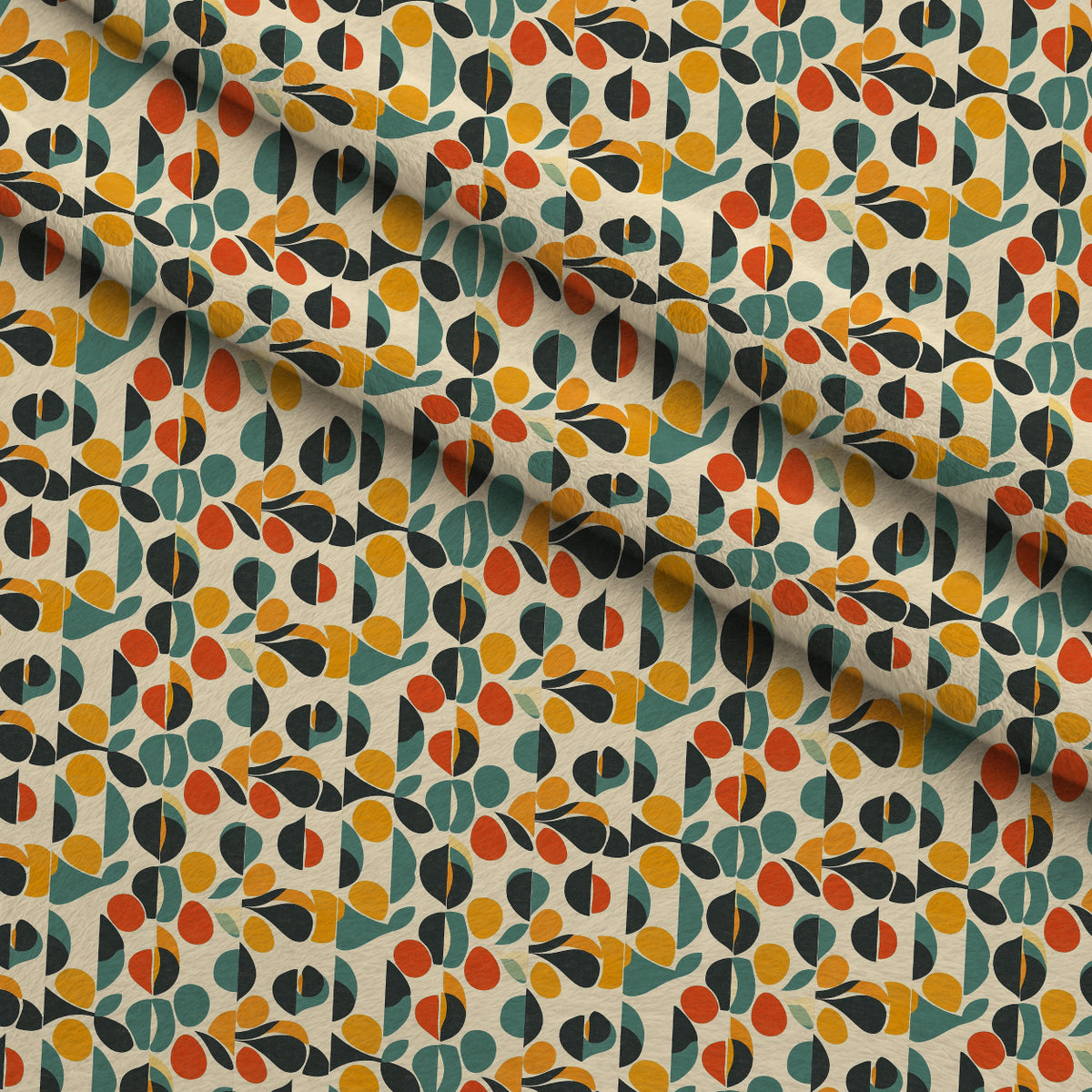 Atomic Diamonds Pattern 7 Minky Fabric — plush minky folded close-up preview (mv-minky-v1:lying)