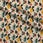 Atomic Diamonds Pattern 9 Minky Fabric — plush minky folded close-up preview (mv-minky-v1:lying)