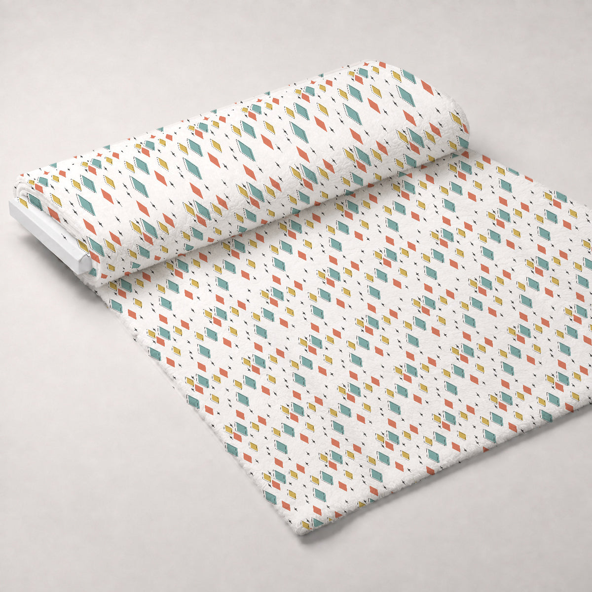 Atomic Lounge Pattern 42 Minky Fabric — plush minky unrolled bolt preview (mv-minky-v1:bolt)