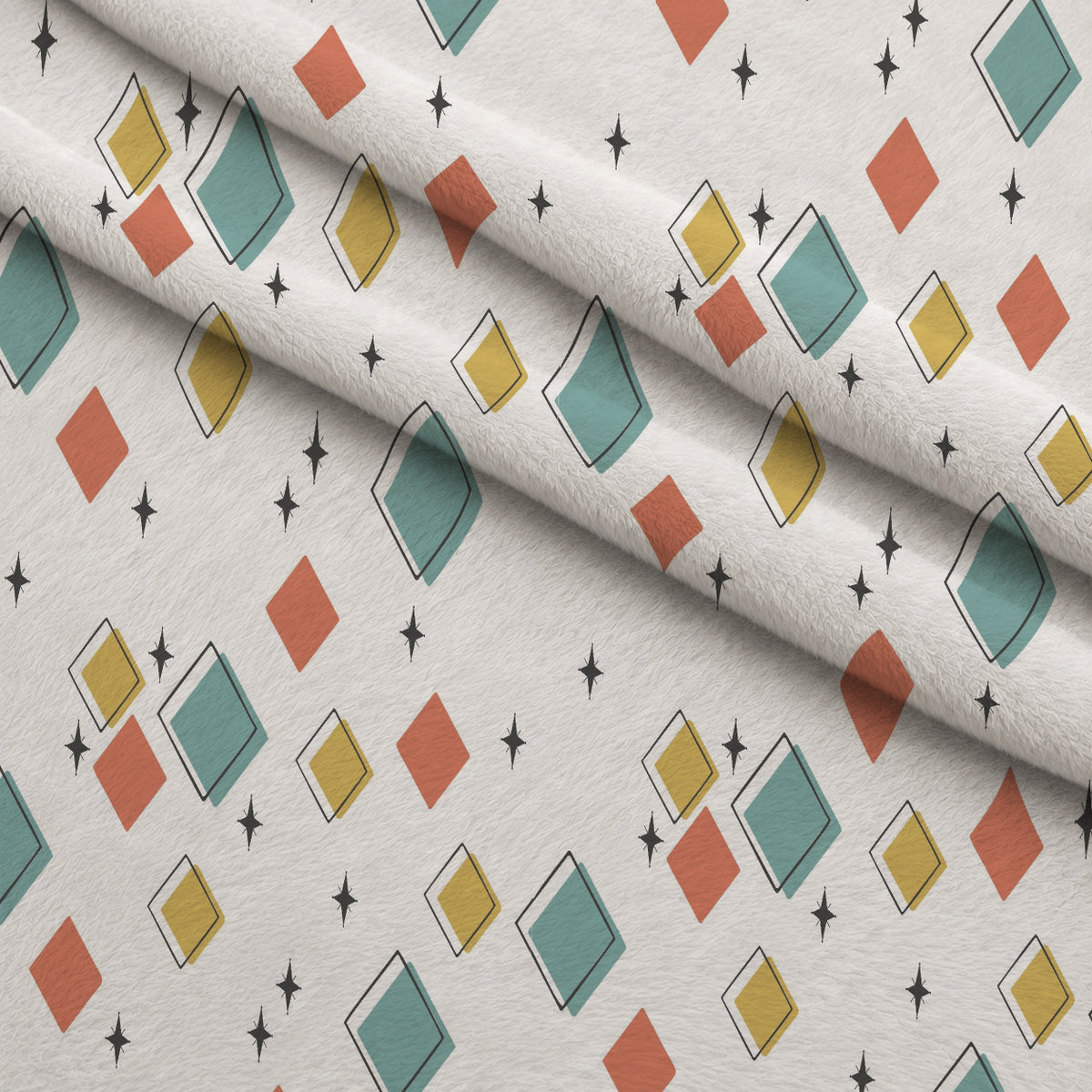 Atomic Lounge Pattern 42 Minky Fabric — plush minky folded close-up preview (mv-minky-v1:lying)