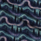 Aurora Pines Pattern 17 Minky Fabric — plush minky folded close-up preview (mv-minky-v1:lying)