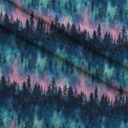 Aurora Pines Pattern 19 Minky Fabric — plush minky folded close-up preview (mv-minky-v1:lying)