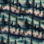 Aurora Pines Pattern 2 Minky Fabric — plush minky folded close-up preview (mv-minky-v1:lying)