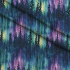 Aurora Pines Pattern 25 Minky Fabric — plush minky folded close-up preview (mv-minky-v1:lying)