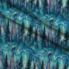 Aurora Pines Pattern 27 Minky Fabric — plush minky folded close-up preview (mv-minky-v1:lying)