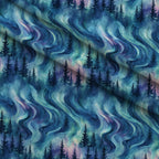 Aurora Pines Pattern 6 Minky Fabric — plush minky folded close-up preview (mv-minky-v1:lying)