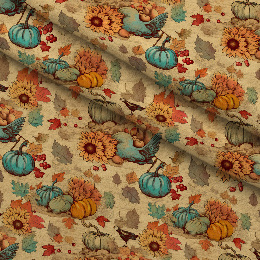 Autumn Harvest Reverie Pattern 1 Minky Fabric — plush minky folded close-up preview (mv-minky-v1:lying)