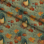 Autumn Harvest Reverie Pattern 10 Minky Fabric — plush minky folded close-up preview (mv-minky-v1:lying)