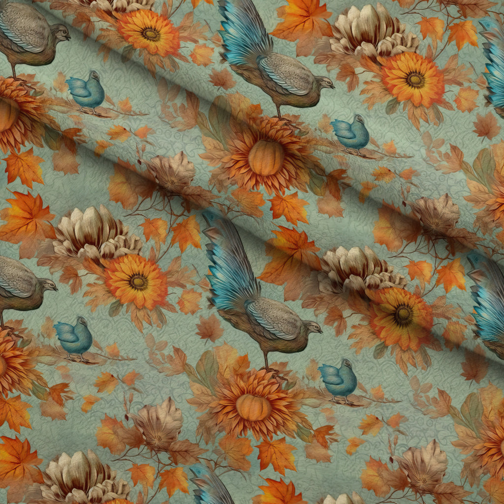 Autumn Harvest Reverie Pattern 11 Minky Fabric — plush minky folded close-up preview (mv-minky-v1:lying)