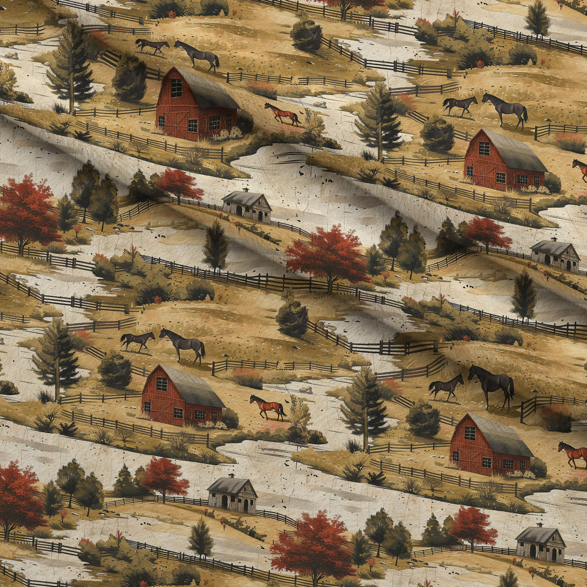 Autumn Homestead Pattern 10 Minky Fabric — plush minky folded close-up preview (mv-minky-v1:lying)