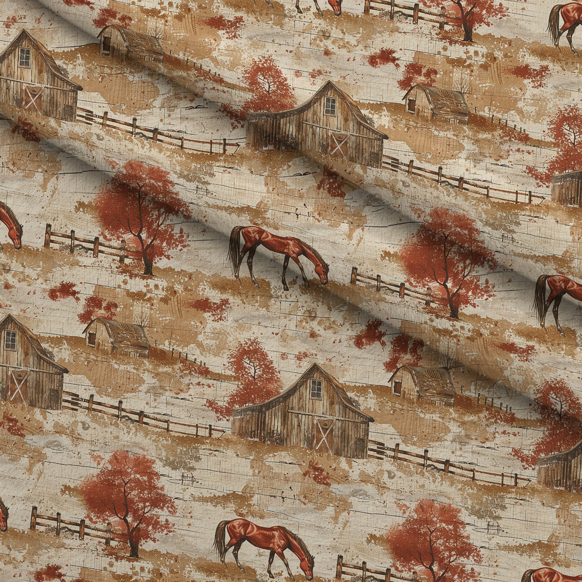 Autumn Homestead Pattern 6 Minky Fabric — plush minky folded close-up preview (mv-minky-v1:lying)