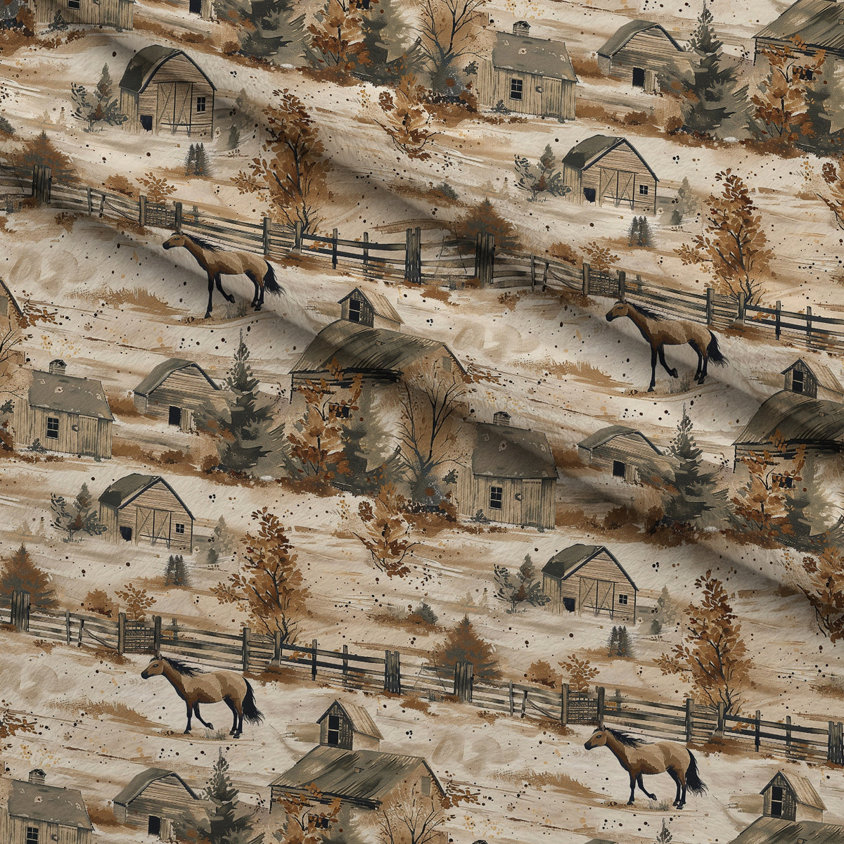 Autumn Homestead Pattern 8 Minky Fabric — plush minky folded close-up preview (mv-minky-v1:lying)