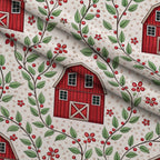 Barnyard Blooms Pattern 13 Minky Fabric — plush minky folded close-up preview (mv-minky-v1:lying)