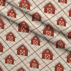 Barnyard Blooms Pattern 6 Minky Fabric — plush minky folded close-up preview (mv-minky-v1:lying)