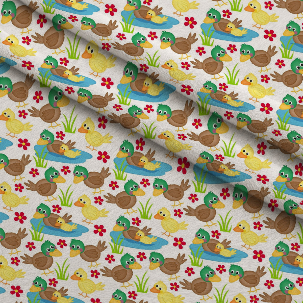Barnyard Buddies Pattern 11 Minky Fabric — plush minky folded close-up preview (mv-minky-v1:lying)