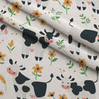 Barnyard Friends Pattern 1 Minky Fabric — plush minky folded close-up preview (mv-minky-v1:lying)