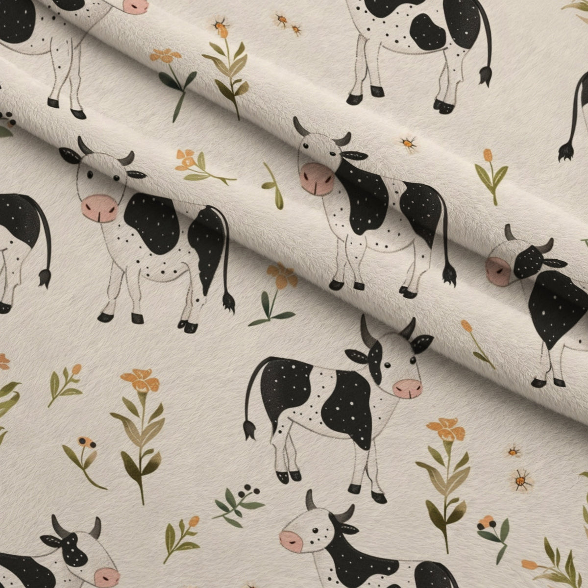 Barnyard Friends Pattern 16 Minky Fabric — plush minky folded close-up preview (mv-minky-v1:lying)
