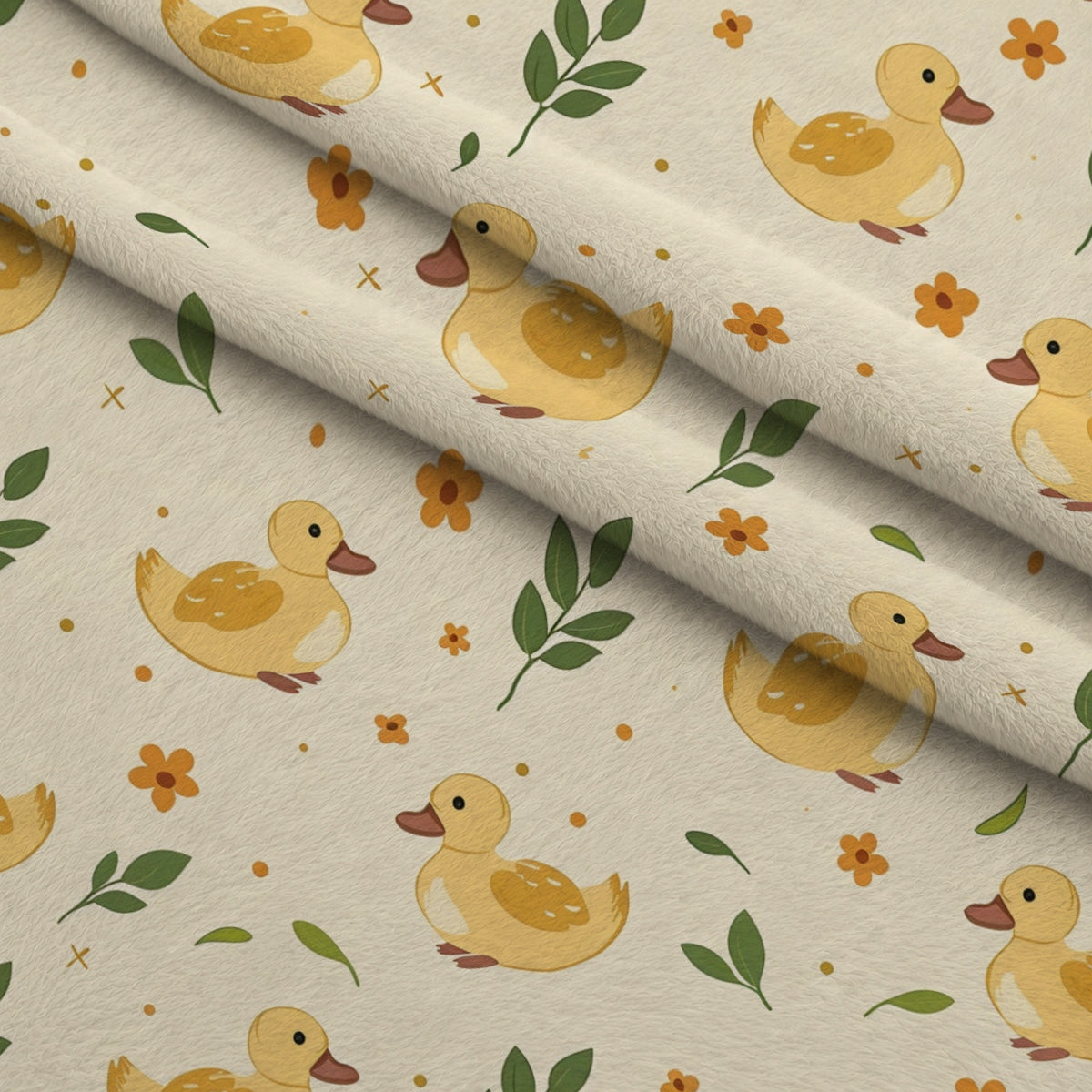 Barnyard Friends Pattern 17 Minky Fabric — plush minky folded close-up preview (mv-minky-v1:lying)