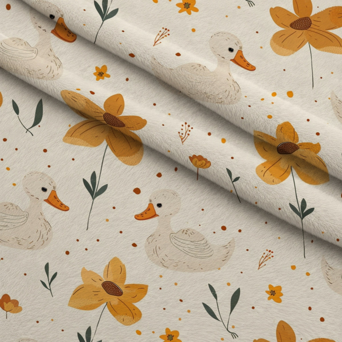 Barnyard Friends Pattern 19 Minky Fabric — plush minky folded close-up preview (mv-minky-v1:lying)