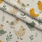 Barnyard Friends Pattern 6 Minky Fabric — plush minky folded close-up preview (mv-minky-v1:lying)
