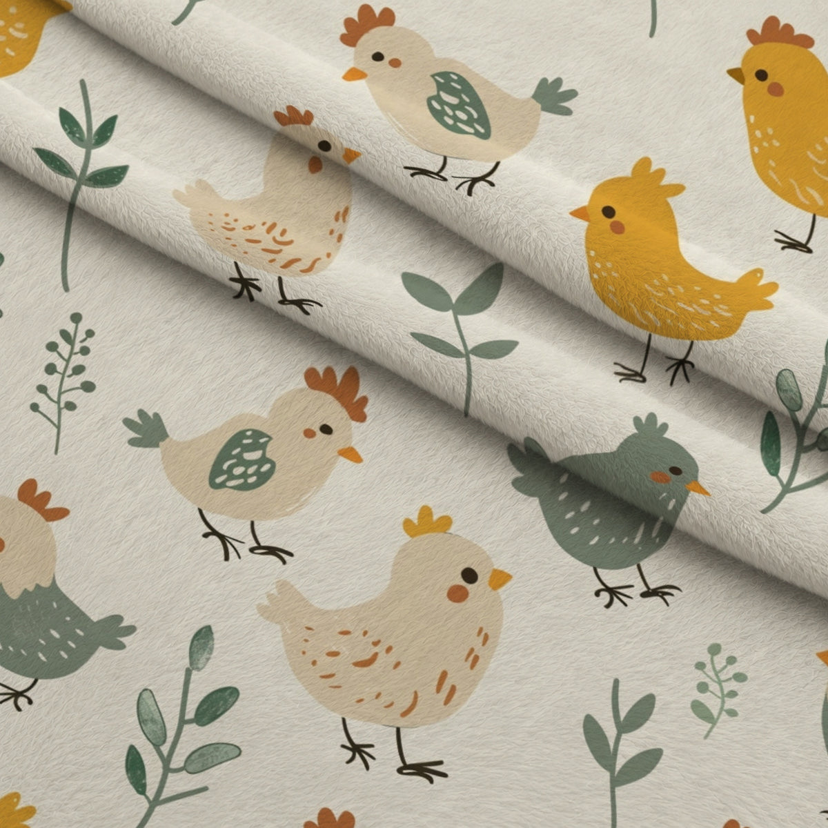 Barnyard Friends Pattern 6 Minky Fabric — plush minky folded close-up preview (mv-minky-v1:lying)