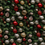 Baubles and Boughs Pattern 11 Minky Fabric — plush minky folded close-up preview (mv-minky-v1:lying)