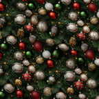 Baubles and Boughs Pattern 12 Minky Fabric — plush minky folded close-up preview (mv-minky-v1:lying)