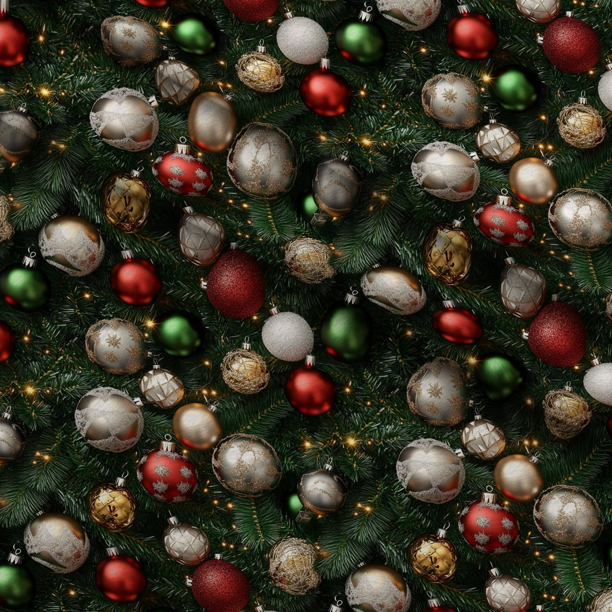 Baubles and Boughs Pattern 12 Minky Fabric — plush minky folded close-up preview (mv-minky-v1:lying)
