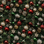 Baubles and Boughs Pattern 13 Minky Fabric — plush minky folded close-up preview (mv-minky-v1:lying)